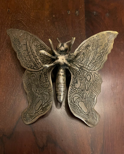 ANTIQUE BUTTERFLY CANDLEHOLDER