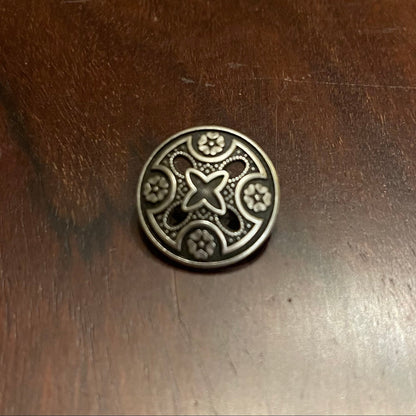 CELTIC CROSS CUTOUT BUTTON - STYLE #6347 - One dozen