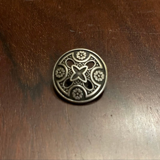 CELTIC CROSS CUTOUT BUTTON - STYLE #6347 - One dozen Shrine of Hollywood button Buttons