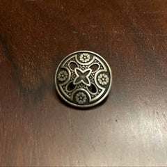 CELTIC CROSS CUTOUT BUTTON - STYLE #6347 - One dozen