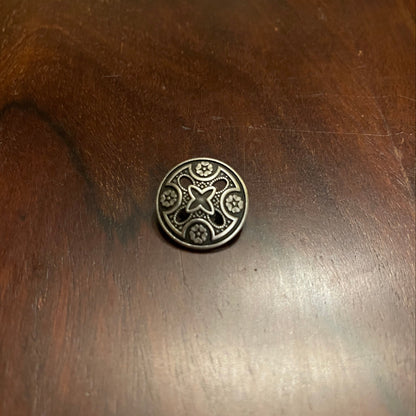 CELTIC CROSS CUTOUT BUTTON - STYLE #6347 - One dozen