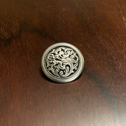 CELTIC LEAVES BUTTON - STYLE #1035 - One dozen