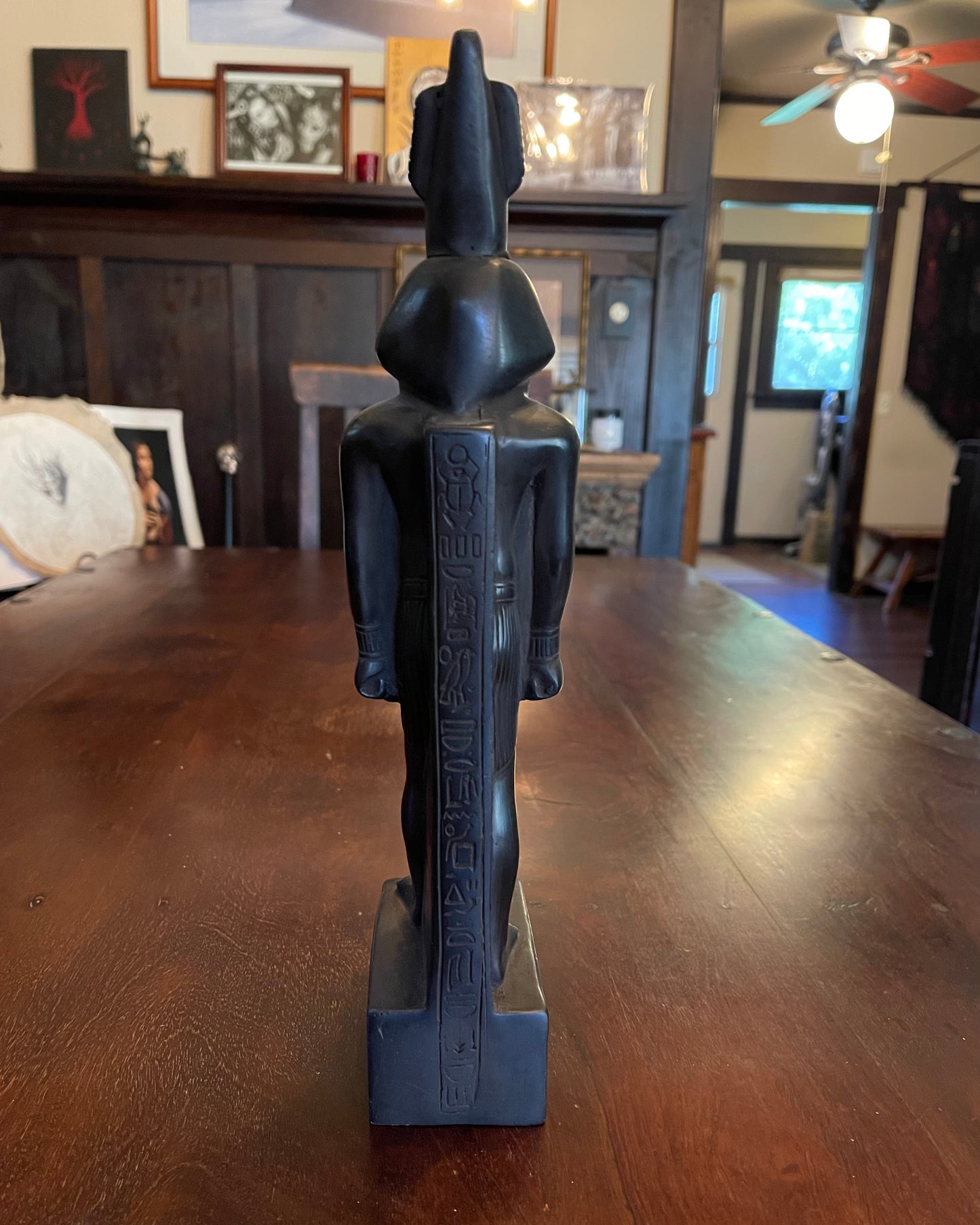 PHARAOH RAMESES CARVED STONE FIGURINE