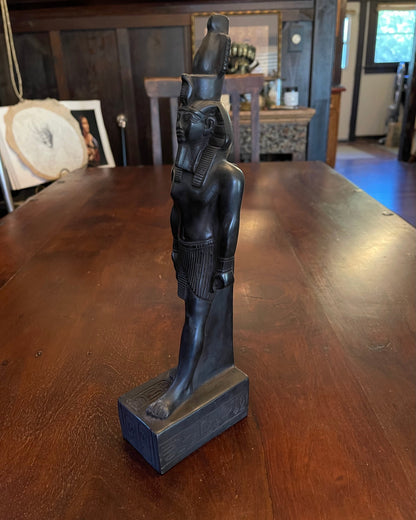 PHARAOH RAMESES CARVED STONE FIGURINE