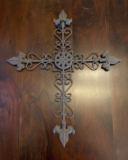 METAL WALL CROSS Shrine of Hollywood wall cross Treasures and Relics