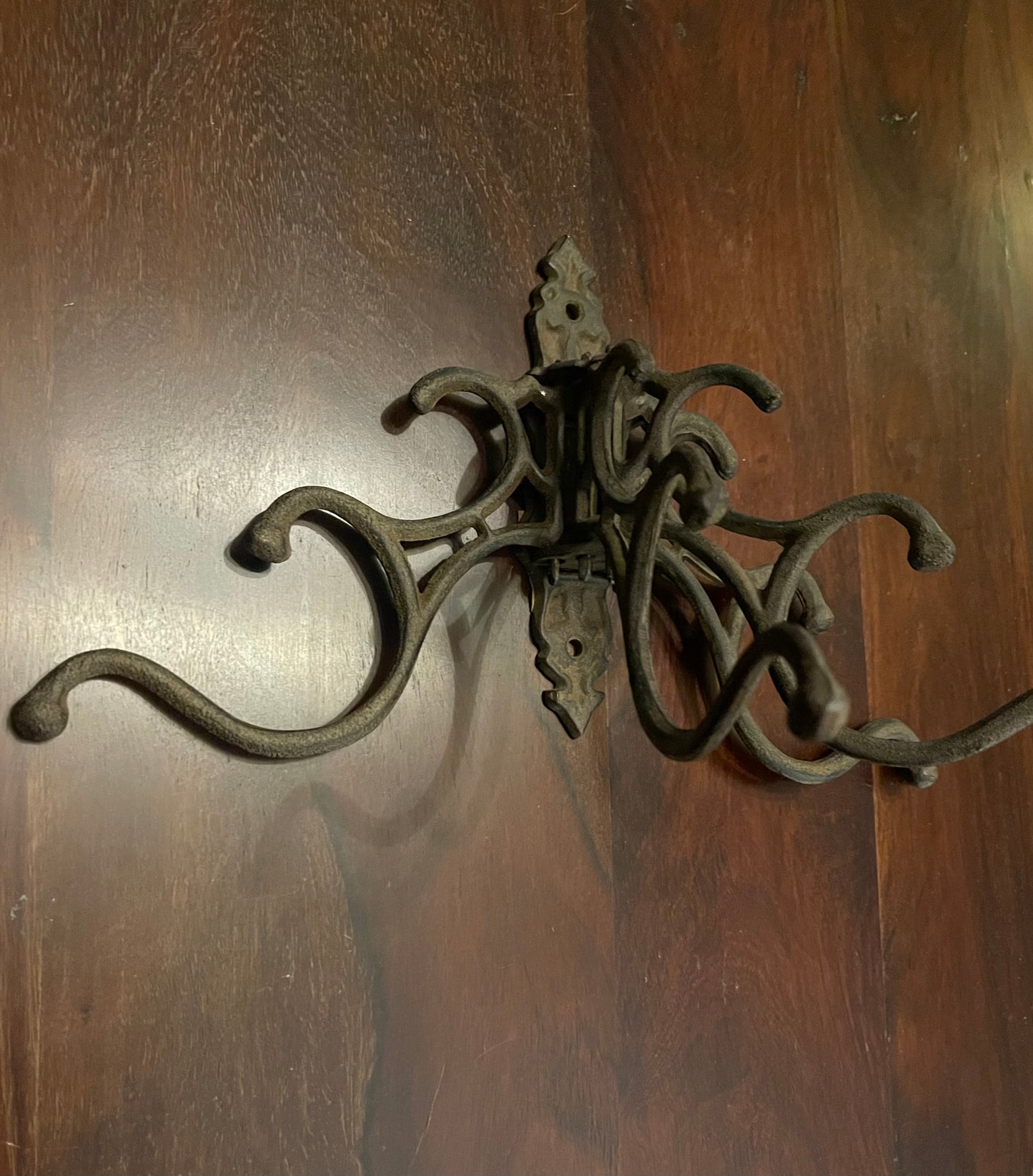 FIVE ARM METAL COAT RACK