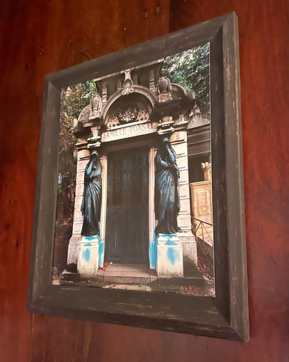 GOTHIC MAUSOLEUM - FRAMED COLOR PHOTO Shrine of Hollywood framed photo Treasures and Relics Wall Art
