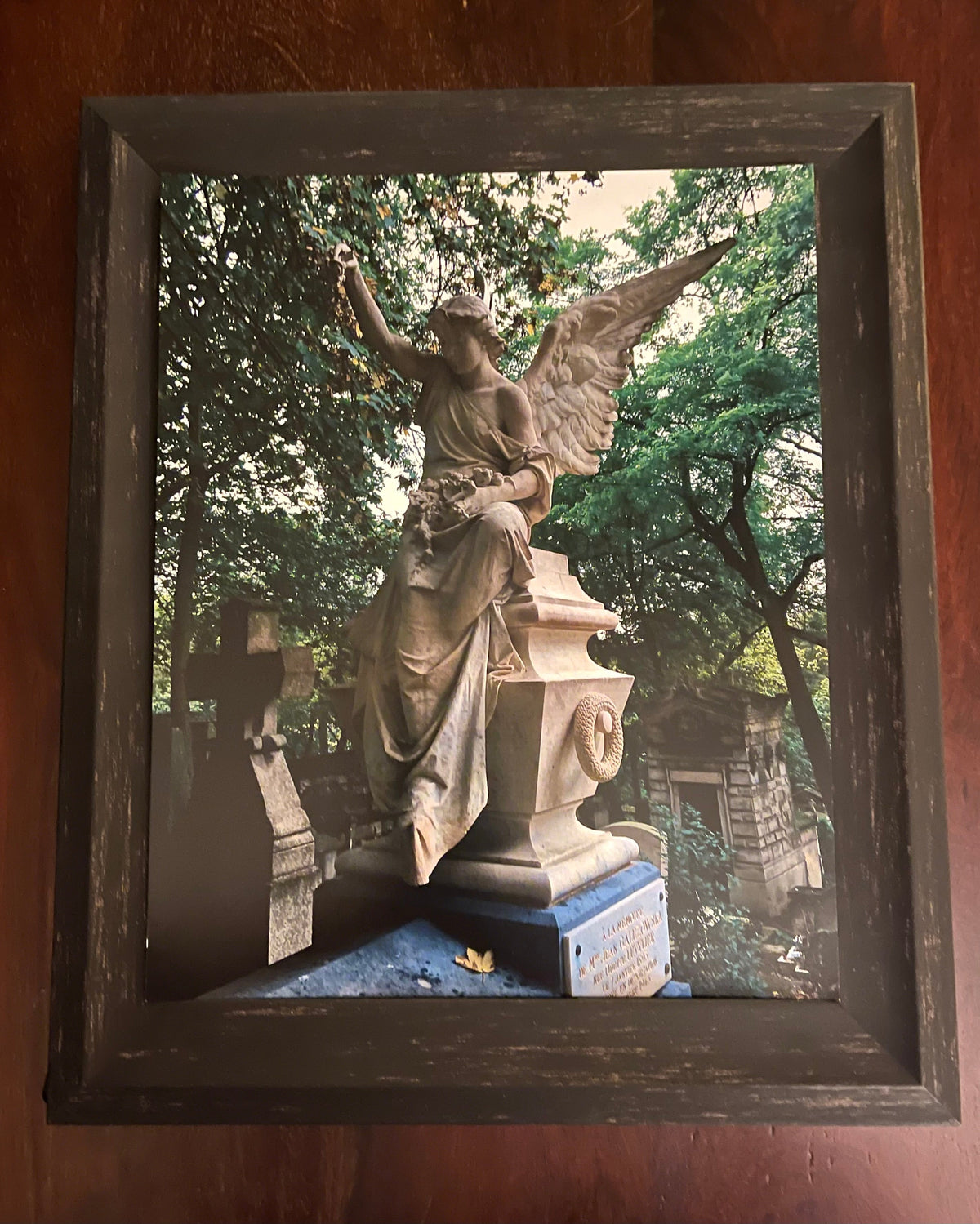 THE ANGEL'S BLESSING - FRAMED COLOR PHOTO Shrine of Hollywood framed photo Treasures and Relics Wall Art