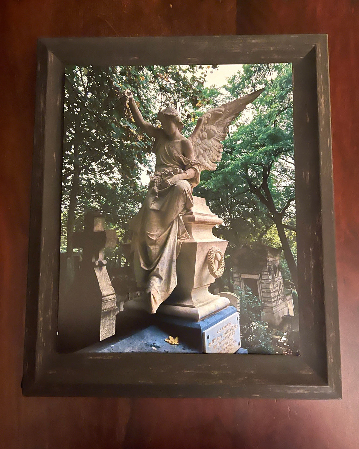 THE ANGEL'S BLESSING - FRAMED COLOR PHOTO Shrine of Hollywood framed photo Treasures and Relics Wall Art