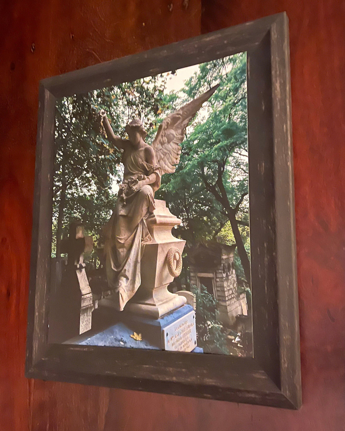 THE ANGEL'S BLESSING - FRAMED COLOR PHOTO Shrine of Hollywood framed photo Treasures and Relics Wall Art