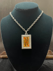 QUEEN OF HEARTS BLING NECKLACE