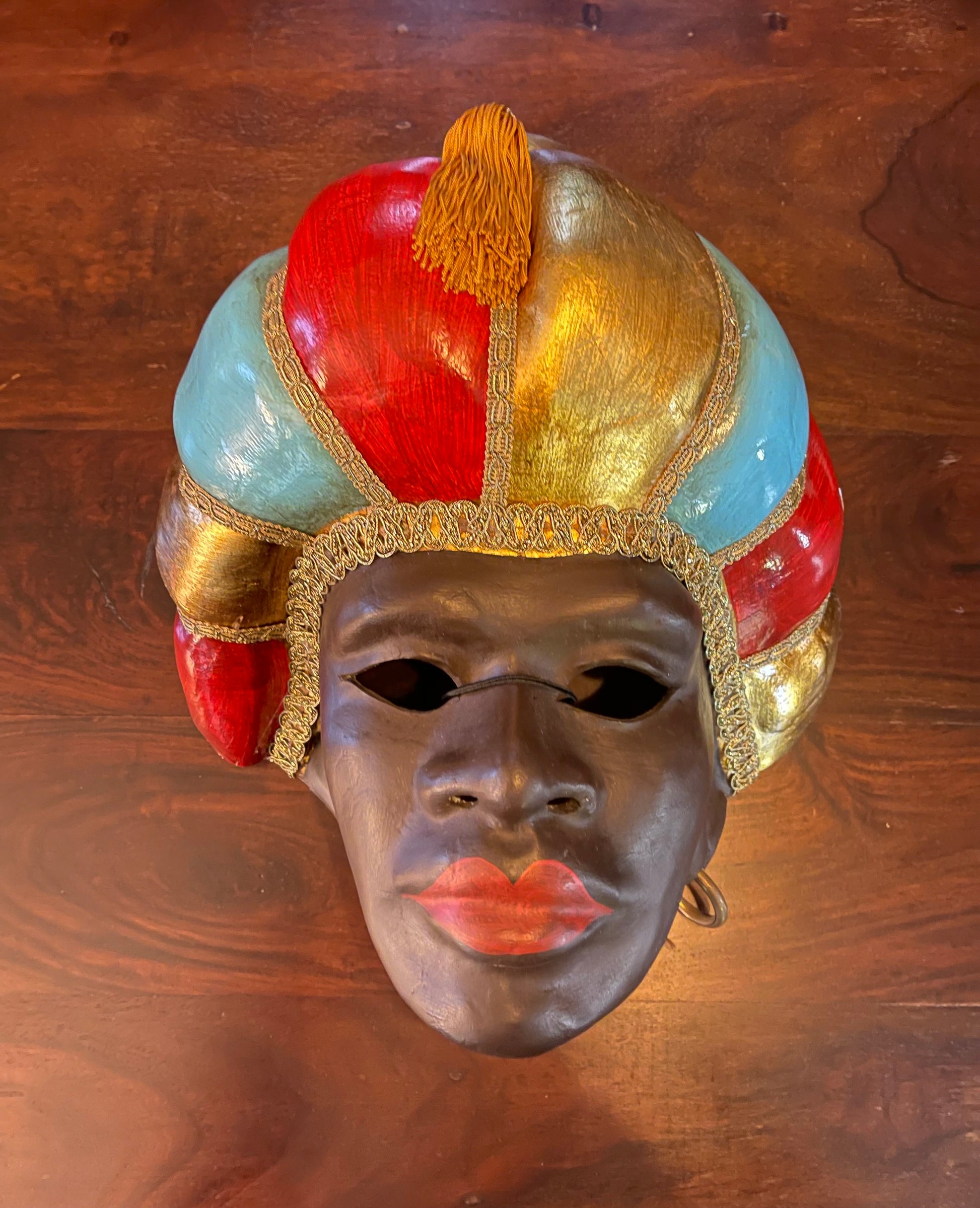 VENETIAN MASK - THE SULTAN Shrine of Hollywood Decor Treasures and Relics