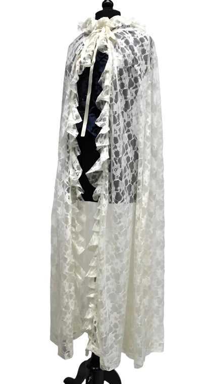 Shrine of Hollywood LACE CAPE - IVORY LACE Capes