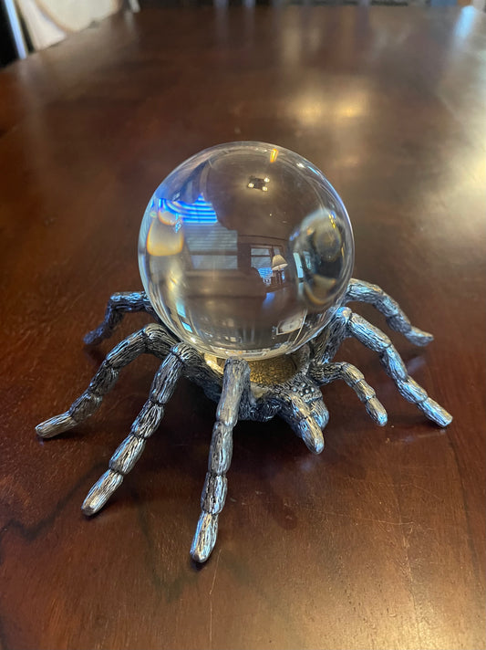 TARANTULA CRYSTAL BALL Shrine of Hollywood Decor crystal ball Treasures and Relics