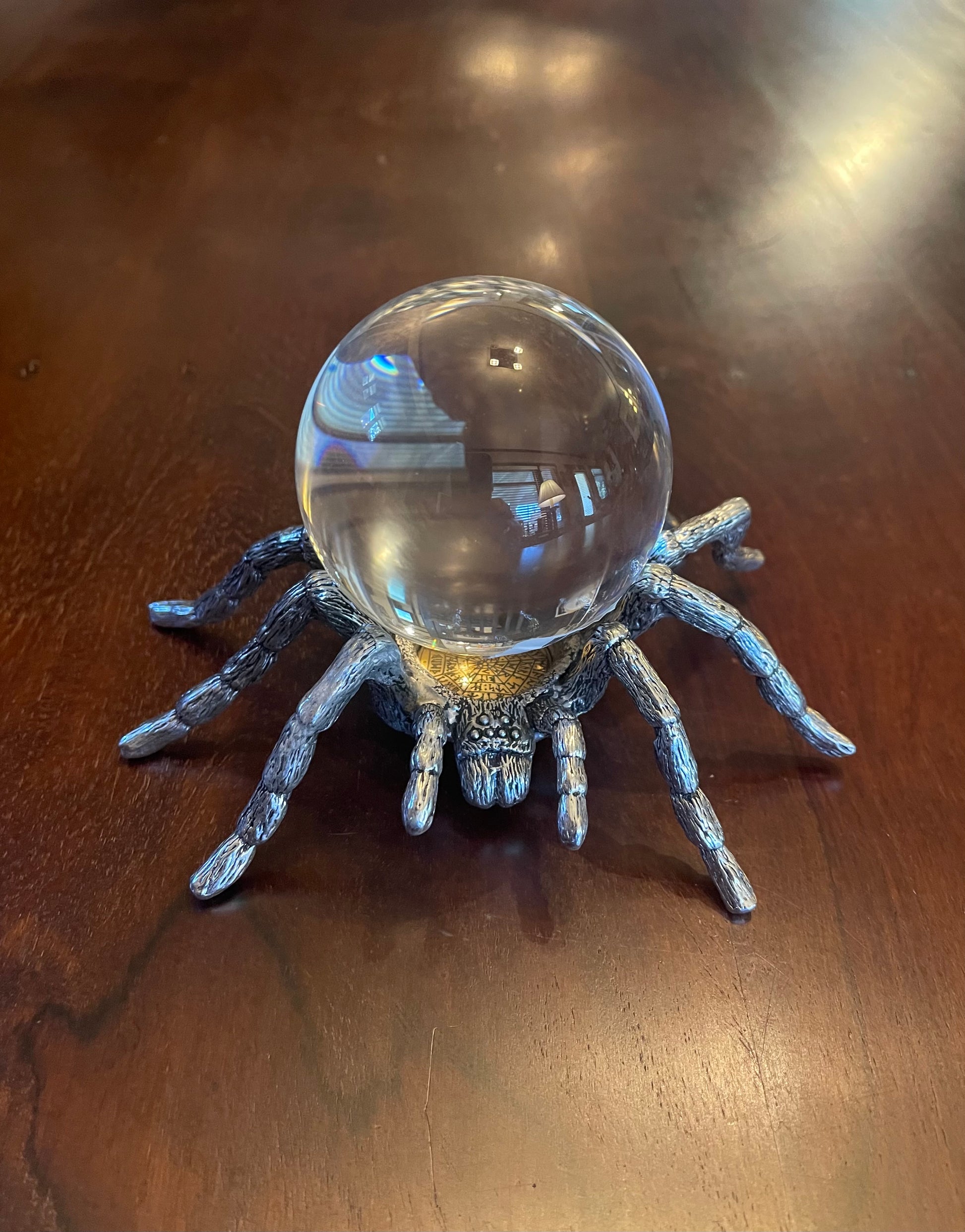 TARANTULA CRYSTAL BALL Shrine of Hollywood Decor crystal ball Treasures and Relics