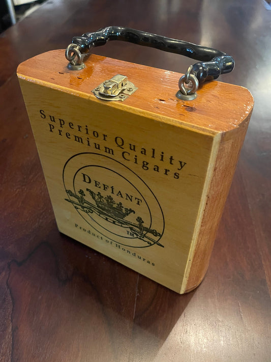 DEFIANT CIGAR BOX PURSE Shrine of Hollywood purse Treasures and Relics