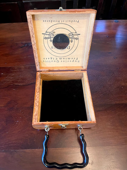 DEFIANT CIGAR BOX PURSE Shrine of Hollywood purse Treasures and Relics