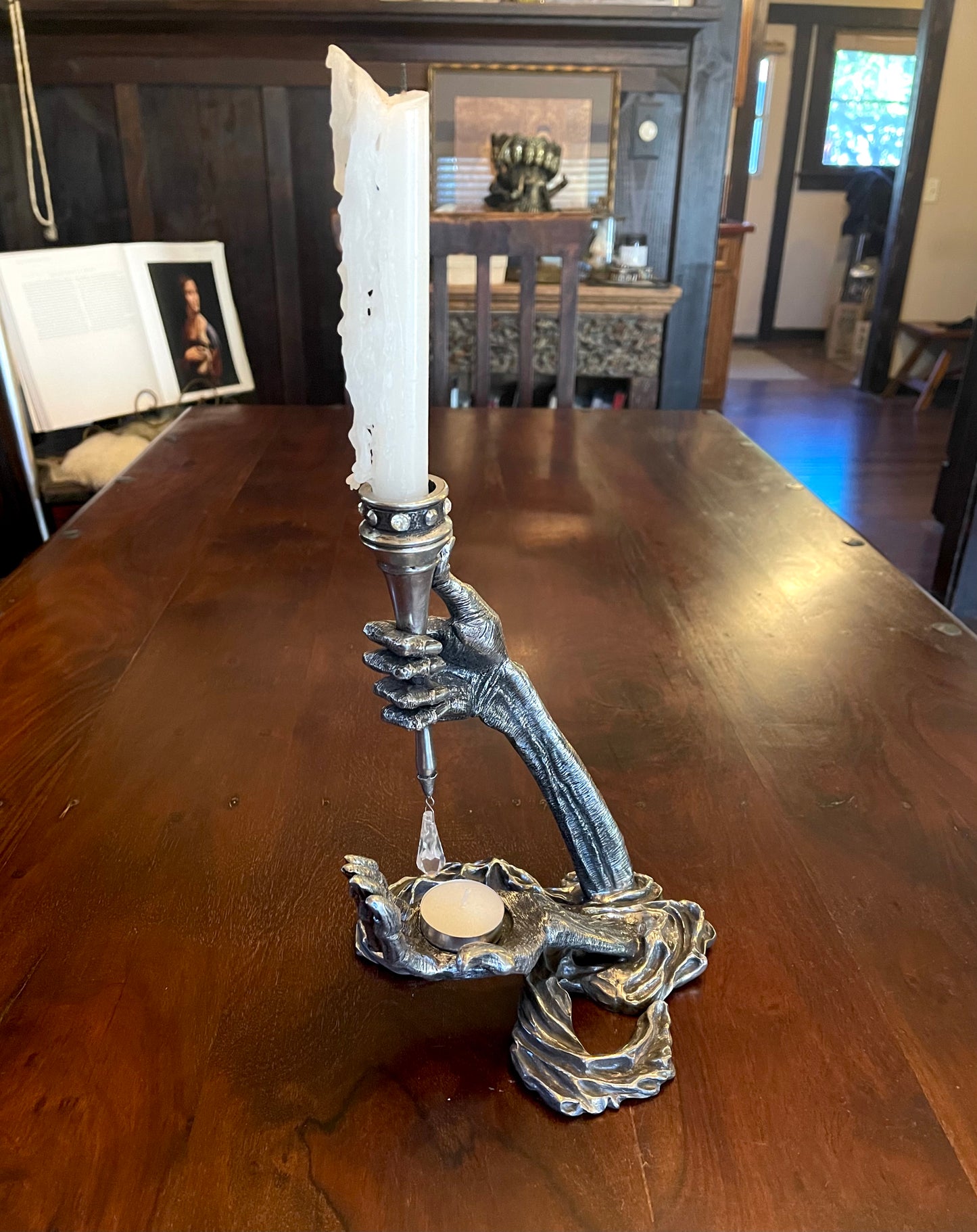 GOTHIC HANDS CANDLEHOLDER Shrine of Hollywood Treasures and Relics