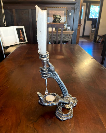 GOTHIC HANDS CANDLEHOLDER Shrine of Hollywood Treasures and Relics