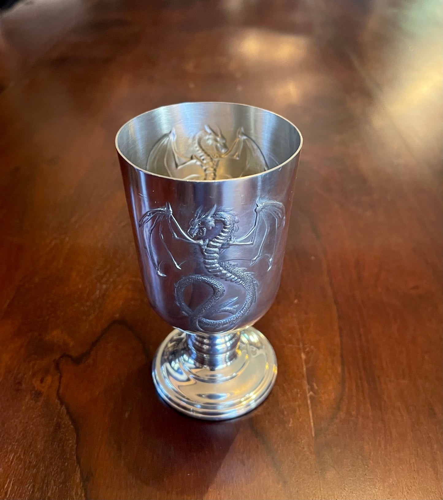 RAGING WYVERN GOBLET Shrine of Hollywood Goblets and Glassware Treasures and Relics