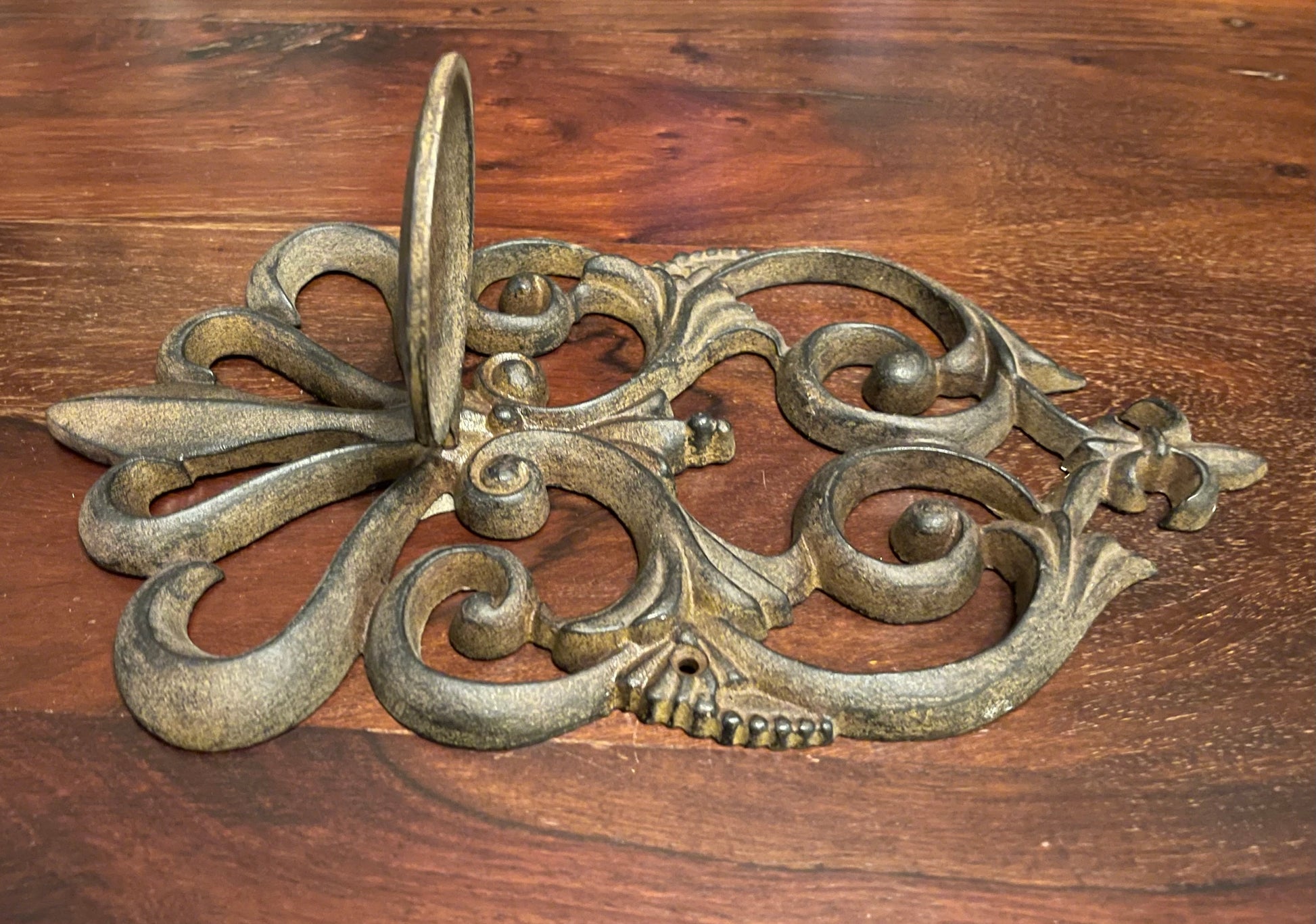 FLEUR DE LIS WALL SCONCE Shrine of Hollywood Decor Treasures and Relics Wall Art