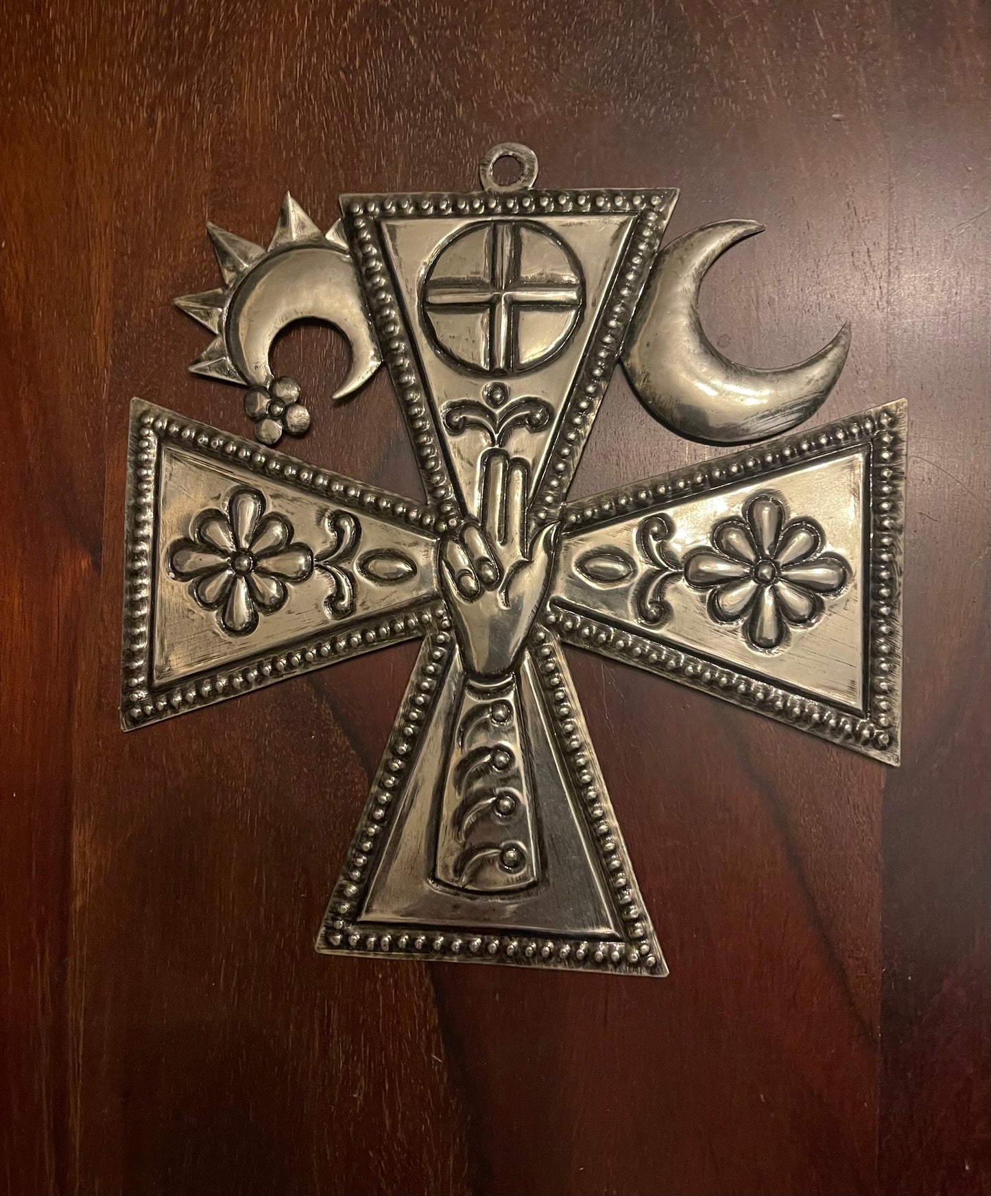 METAL MALTESE WALL CROSS Shrine of Hollywood Treasures and Relics Wall Art
