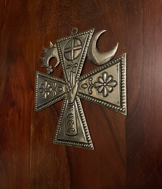 METAL MALTESE WALL CROSS Shrine of Hollywood Treasures and Relics Wall Art