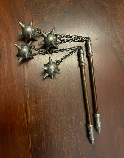 MINIATURE DUELING FLAILS Shrine of Hollywood Treasures and Relics