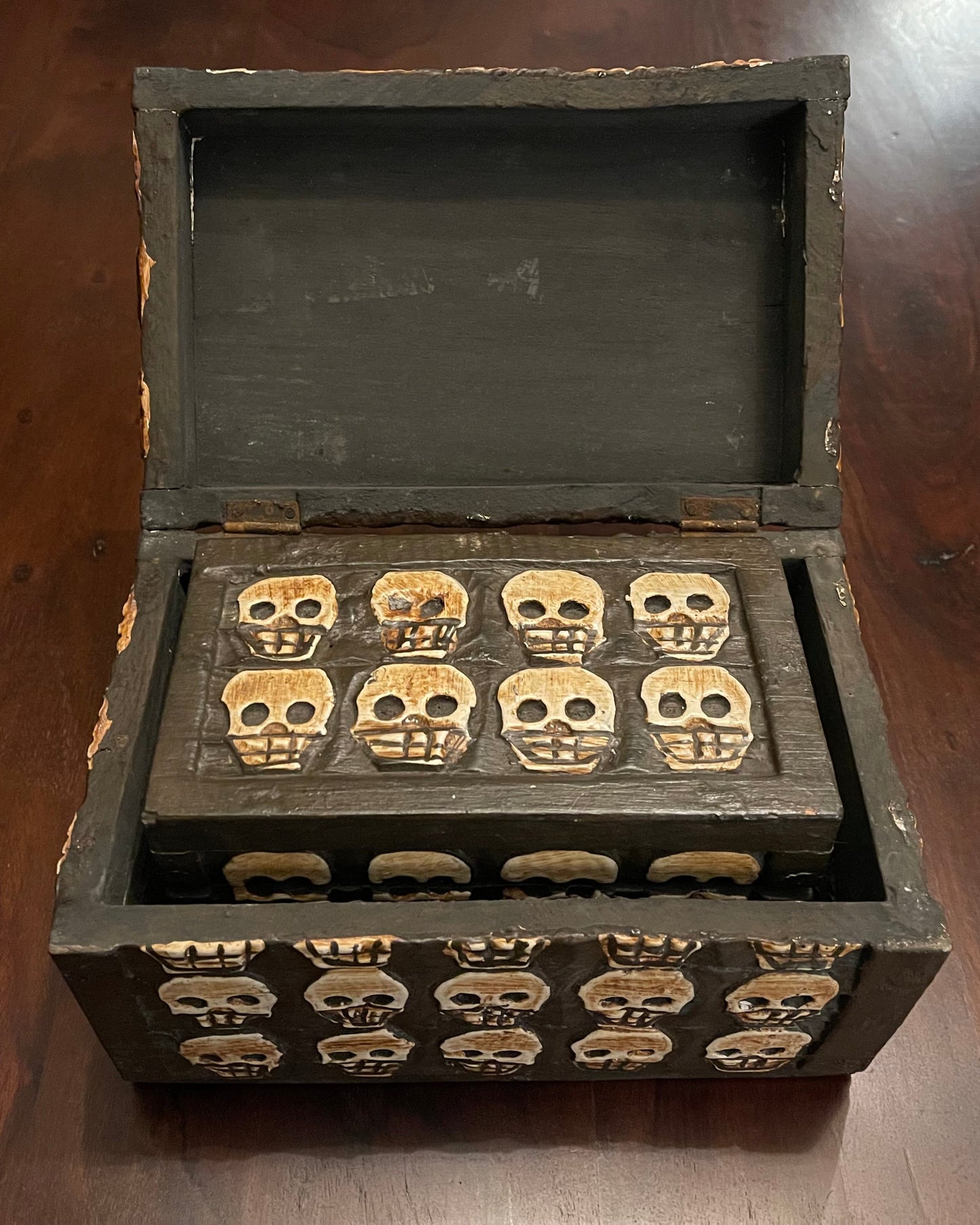 SKULL TREASURE BOXES Shrine of Hollywood Decor Treasures and Relics