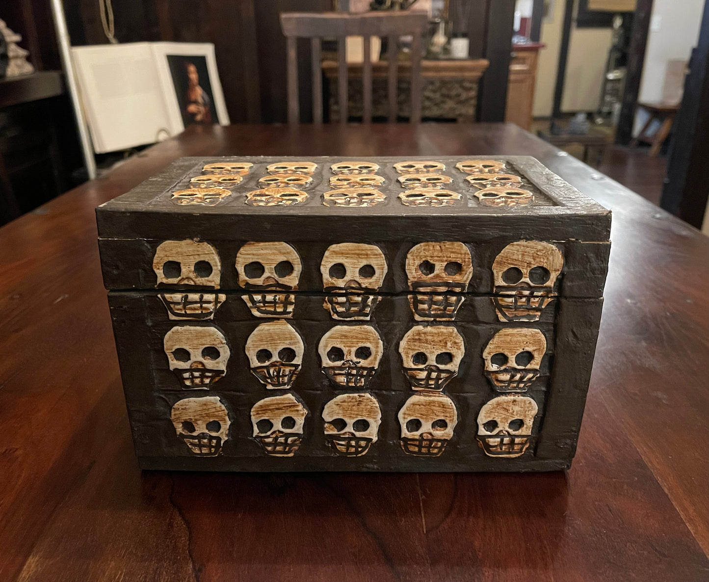 SKULL TREASURE BOXES Shrine of Hollywood Decor Treasures and Relics