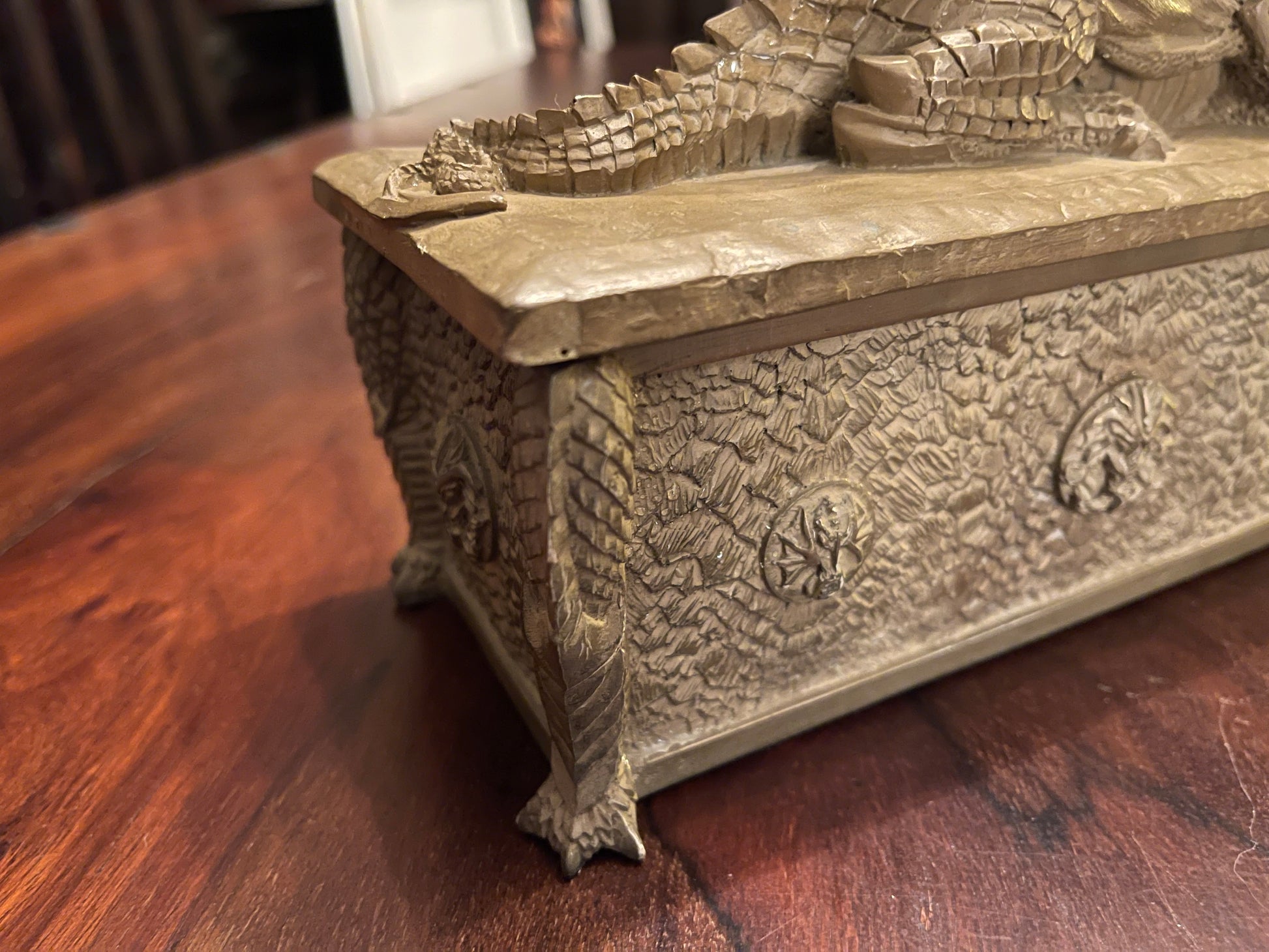 DRAGON CASKET JEWELRY BOX Shrine of Hollywood Decor Treasures and Relics