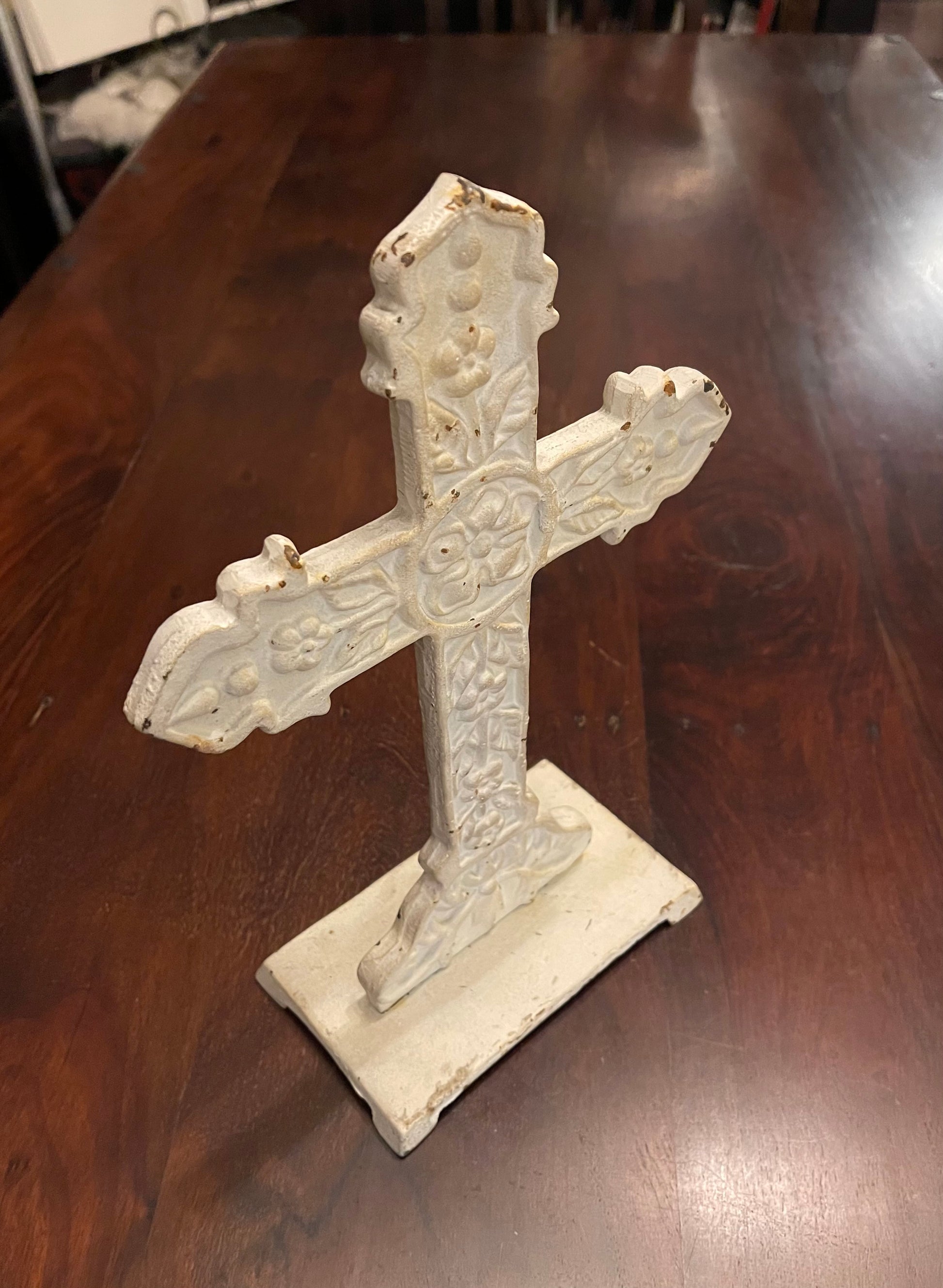 VICTORIAN GARDEN CROSS Shrine of Hollywood Decor Treasures and Relics