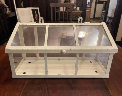 VICTORIAN WINDOW CASKET Shrine of Hollywood Decor Treasures and Relics