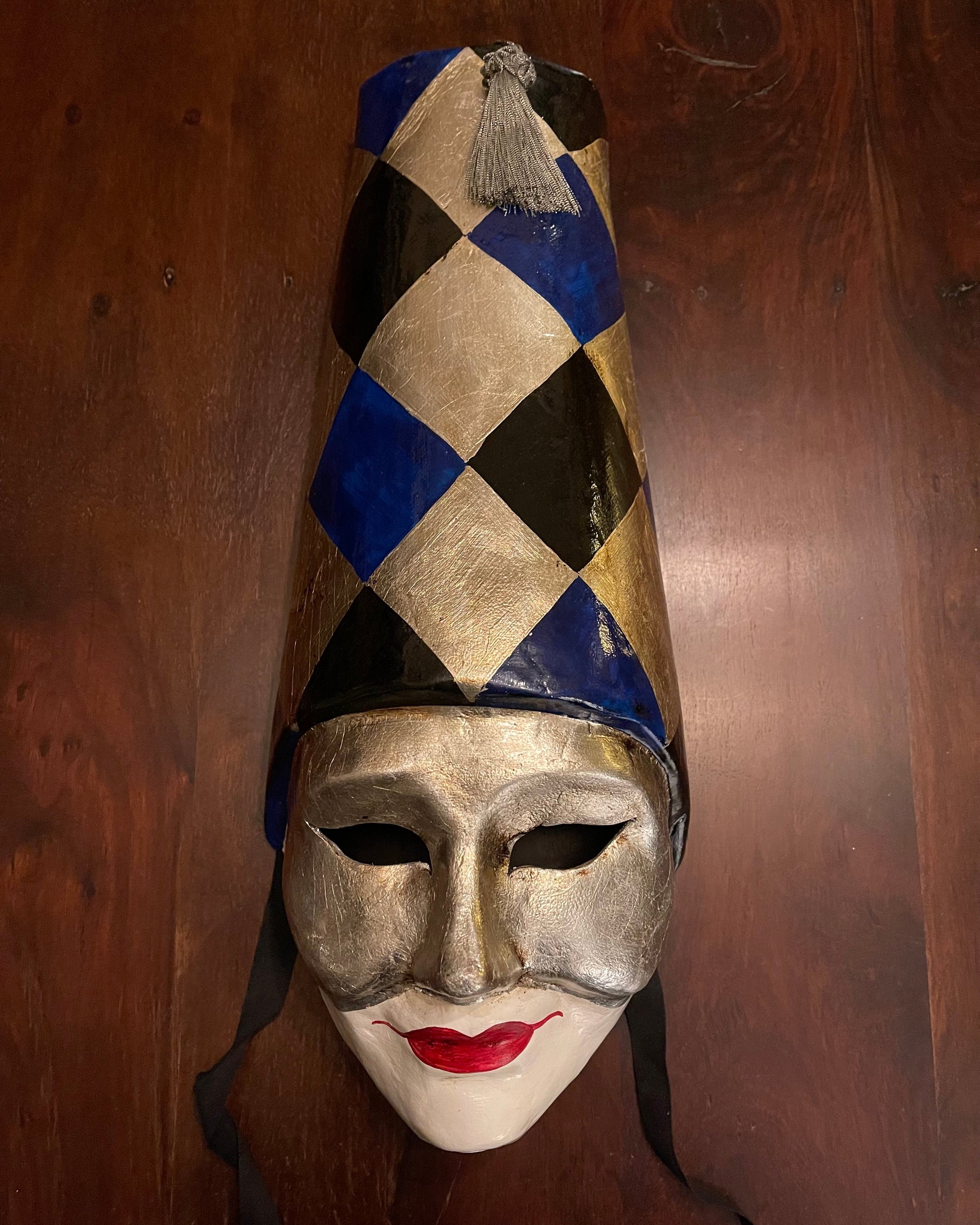 VENETIAN MASK - THE HARLEQUIN Shrine of Hollywood Decor Treasures and Relics Wall Art