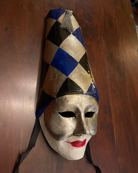 VENETIAN MASK - THE HARLEQUIN Shrine of Hollywood Decor Treasures and Relics Wall Art