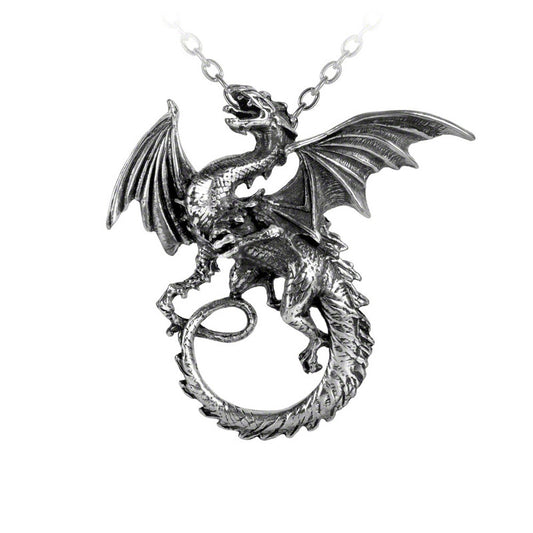 Shrine of Hollywood THE WHITBY WYRM NECKLACE Dragon necklace Jewelry - Necklaces and Chokers