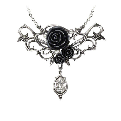 Shrine of Hollywood BACCHANAL ROSE NECKLACE Gothic Necklace Jewelry - Necklaces and Chokers Rose Necklace