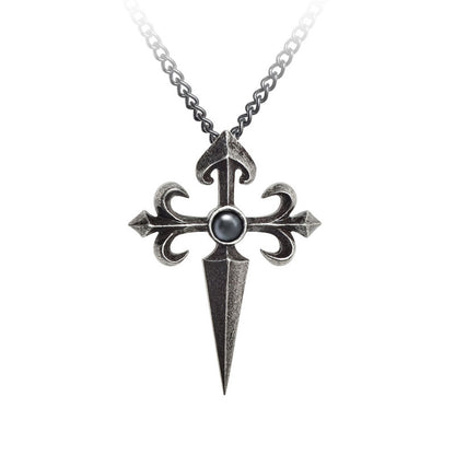 Shrine of Hollywood SANTIAGO CROSS NECKLACE Cross necklace Gothic Necklace Jewelry - Necklaces and Chokers