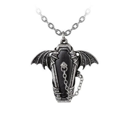 Shrine of Hollywood ETERNAL SLEEP NECKLACE coffin necklace Gothic Necklace Jewelry - Necklaces and Chokers