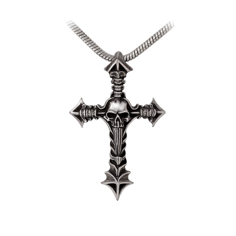 Shrine of Hollywood CRUXINOMICA NECKLACE Cross necklace Jewelry - Necklaces and Chokers SKULL NECKLACE