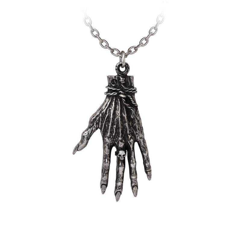 Shrine of Hollywood HAND OF GLORY PENDANT Gothic Necklace Jewelry - Necklaces and Chokers