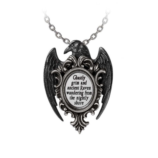 Shrine of Hollywood QUOTH THE RAVEN NECKLACE Gothic Necklace Jewelry - Necklaces and Chokers Raven necklace