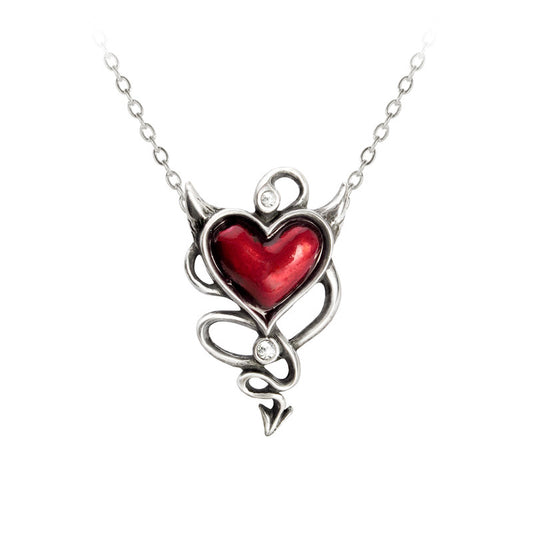 Shrine of Hollywood HORNED HEART NECKLACE Jewelry - Necklaces and Chokers