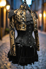 TOREADOR JACKET - GOLD AND BLACK TAPESTRY