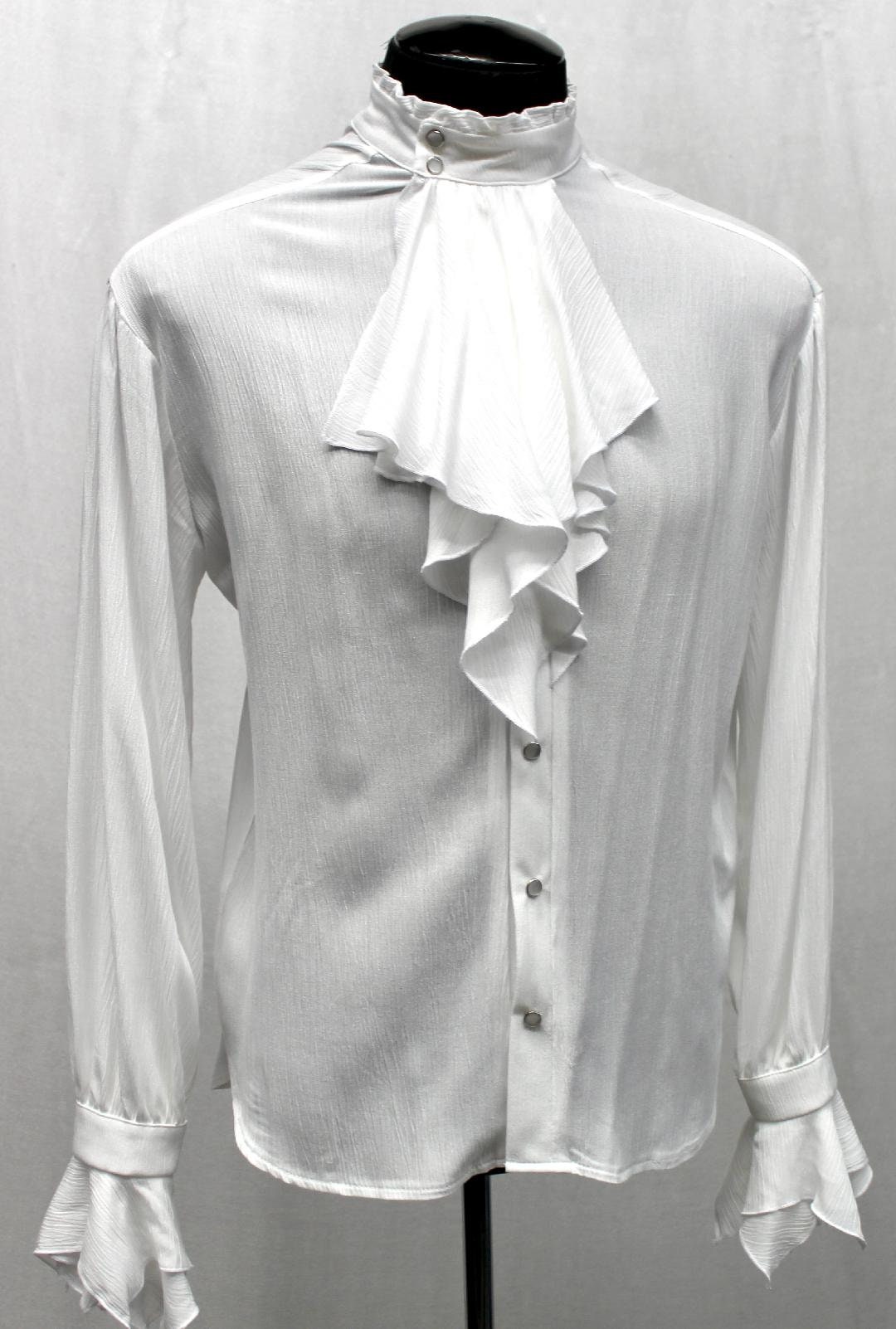Shrine of Hollywood THE COUNT SHIRT - Ivory Rayon