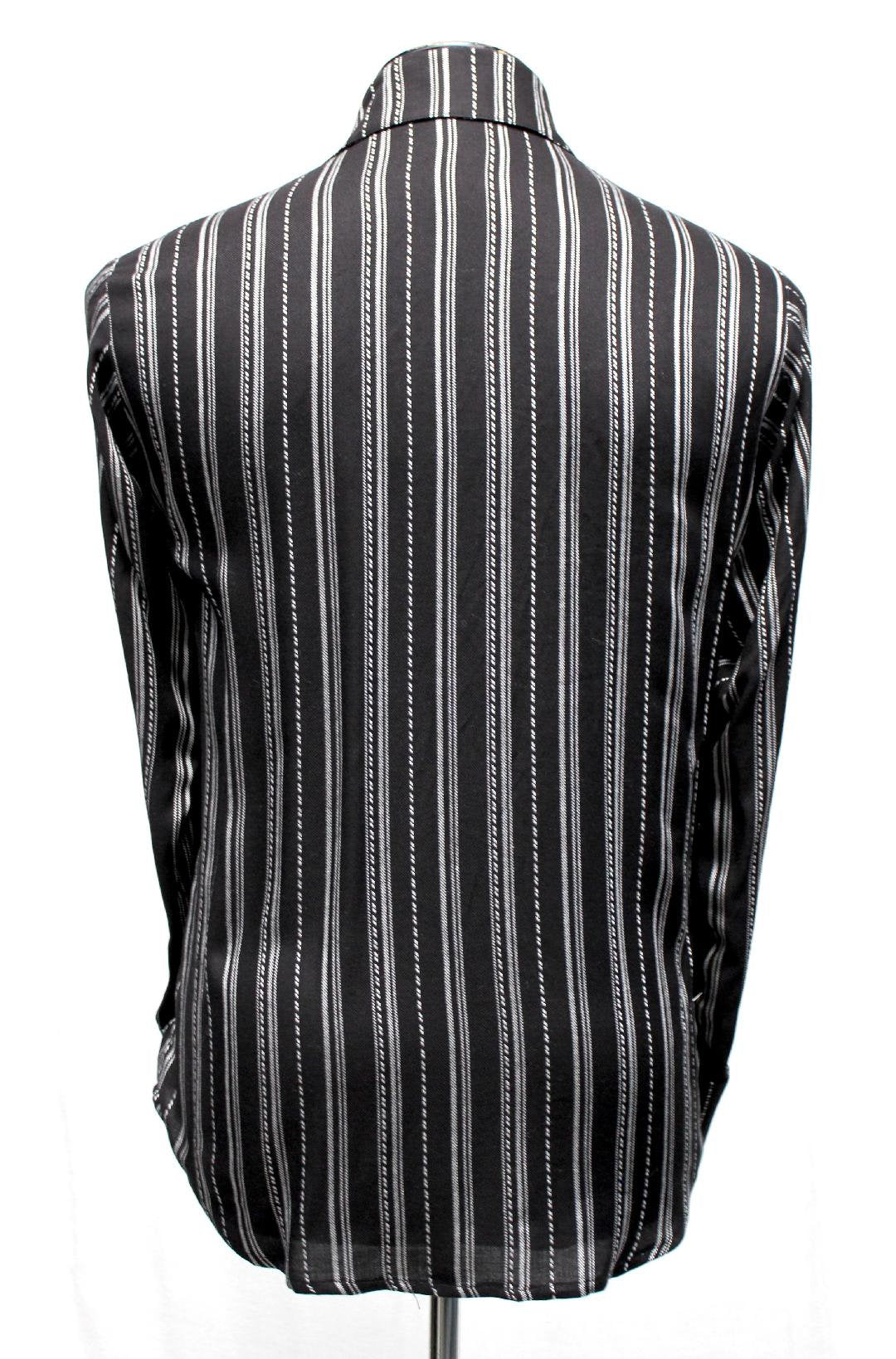 DRESSED TO ILL Shirt- Pinstripe Rayon Gabardine Small DRESSED TO ILL Shirt- Pinstripe Rayon Gabardine Small