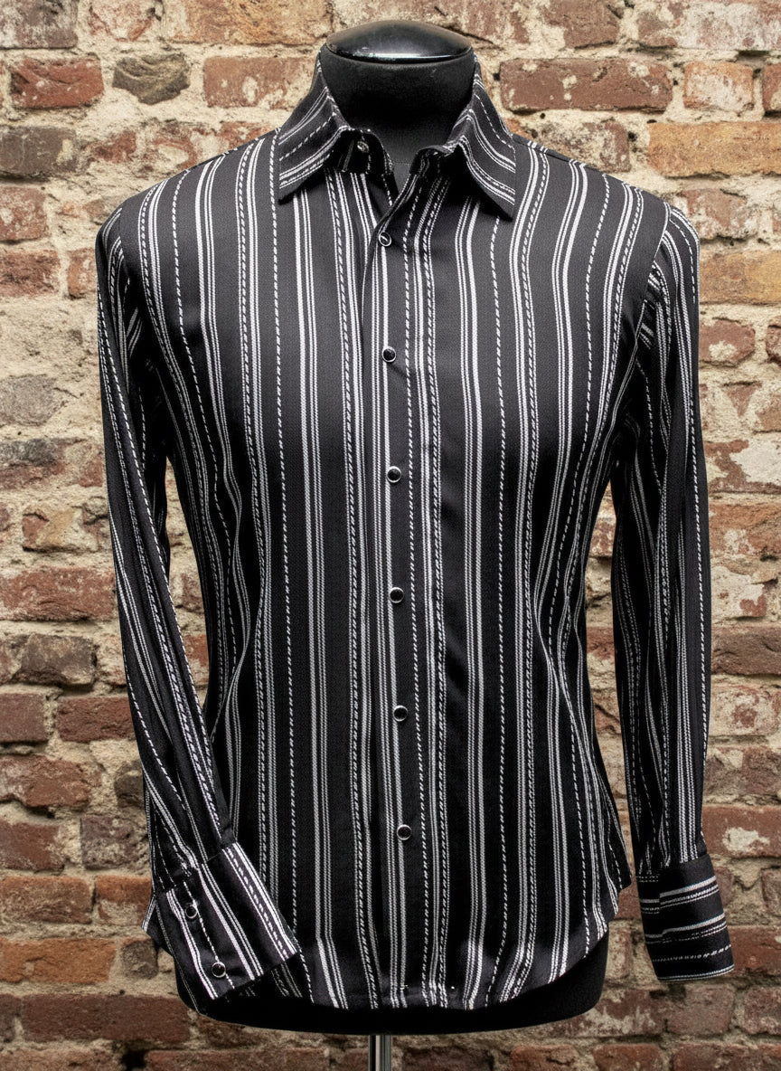 pinstripe dress shirts for men Turnbull & Asser Burgundy Wide Mayfair Shirt Our exclusive line of wrinkle Madison Relaxed-Fit Dress Shirt, Non-Iron