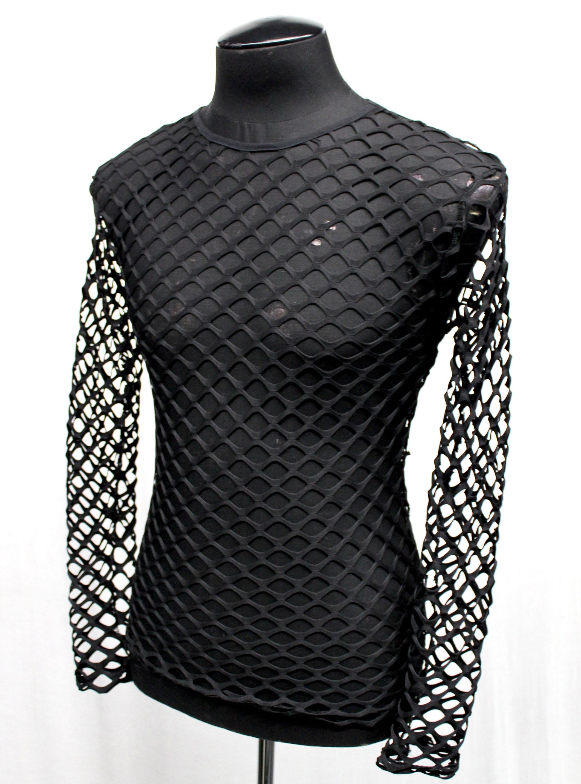 big t fish net MEN'S LONG SLEEVE T-SHIRT