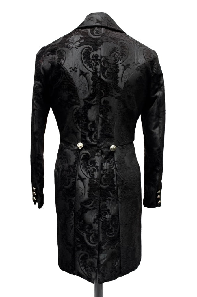 VICTORIAN TAILCOAT - BLACK TAPESTRY