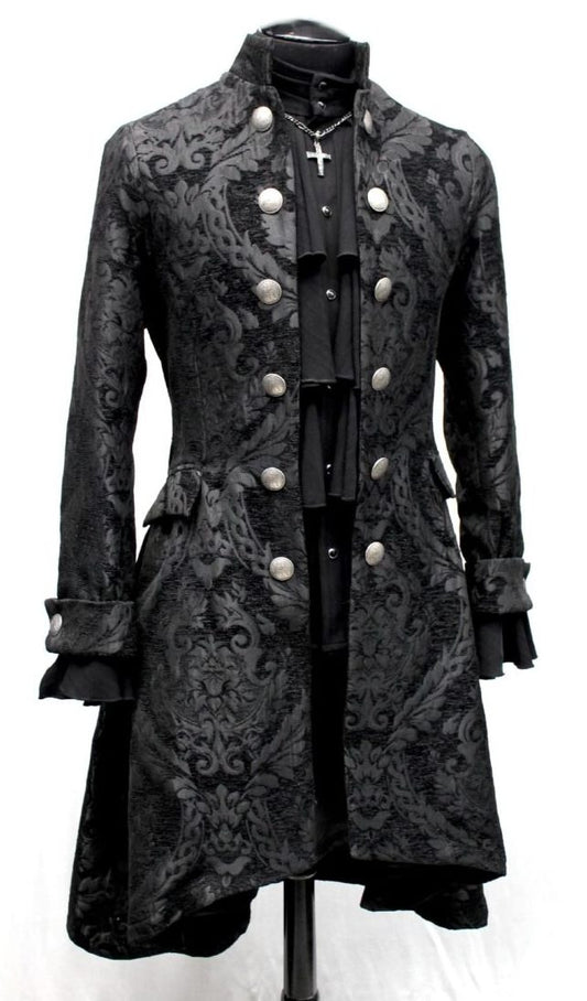 ORDER OF THE DRAGON COAT - BLACK TAPESTRY by Shrine of Hollywood